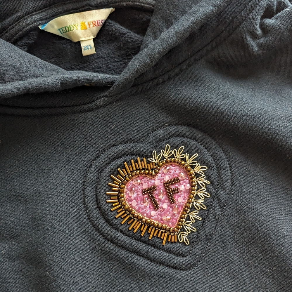 Teddy fresh beaded hoodie